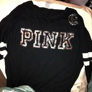 PINK Sequin Top